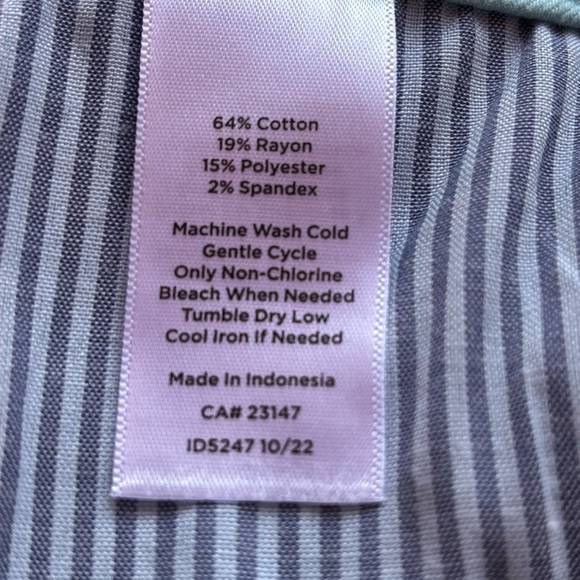 Talbots Petite Jegging Crop NWT Women's High Waist Skinny Leg Crop Length 12P - Picture 10 of 10